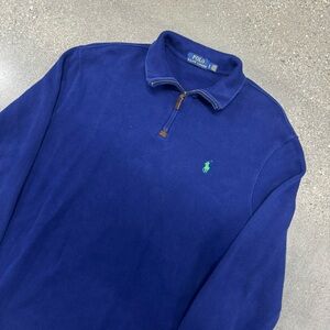 Polo Ralph Lauren Quarter zip size large preppy